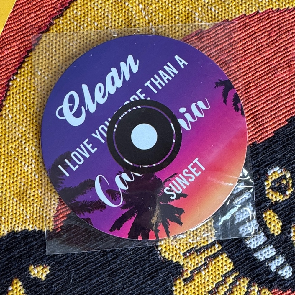 California Sunset Themed Coaster